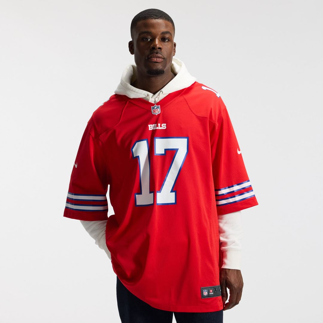 Buffalo Bills Josh Allen Nike Red Alternate Game Player Jersey - product image 3