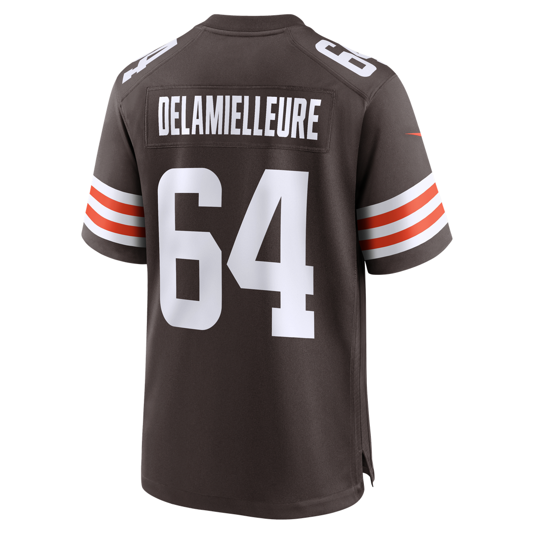 Cleveland Browns Joe DeLamielleure Nike Brown Game Retired Player Jersey - product image 3