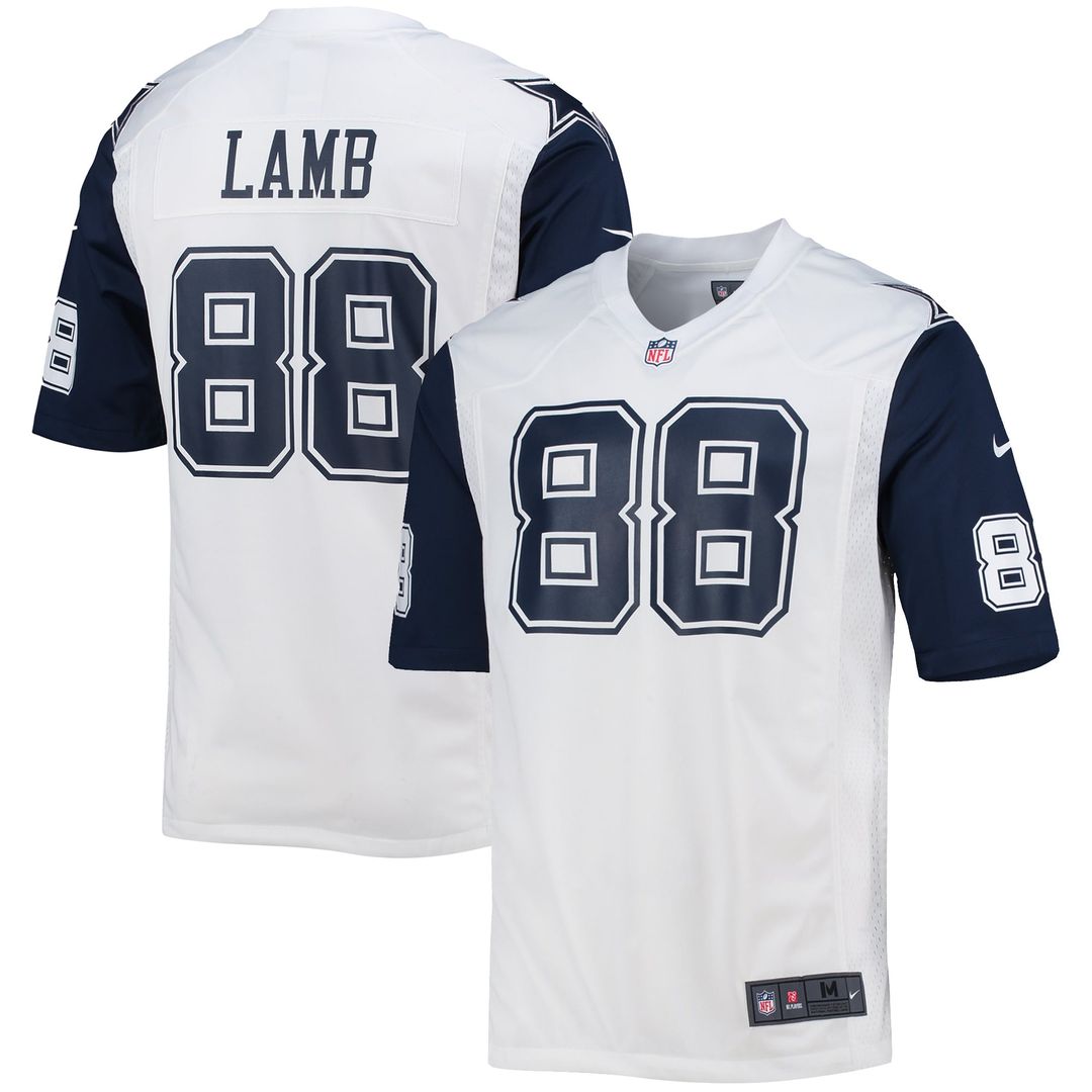 Dallas Cowboys CeeDee Lamb Nike White Alternate Game Team Jersey - product image 4