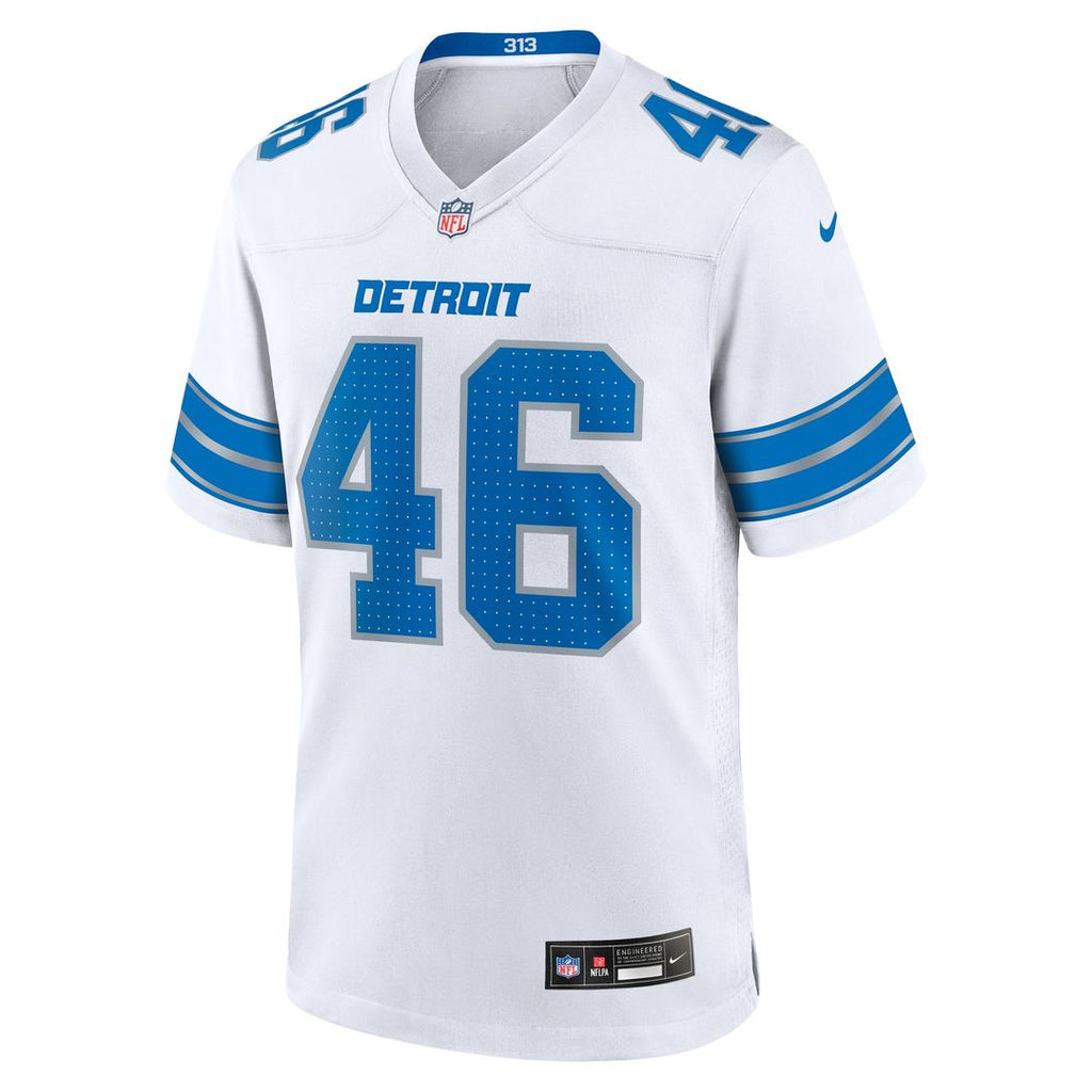 Detroit Lions Jack Campbell Nike White White Game Jersey - product image 2