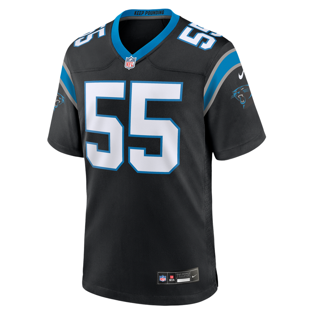 Carolina Panthers Maema Njongmeta Nike Black Team Game Jersey - product image 2