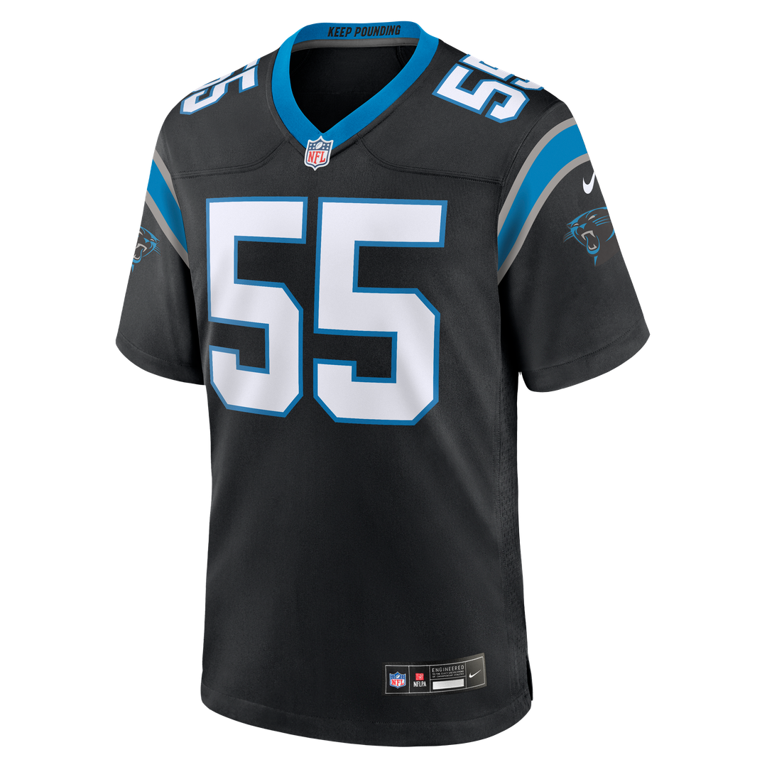 Carolina Panthers Maema Njongmeta Nike Black Team Game Jersey - product image 2