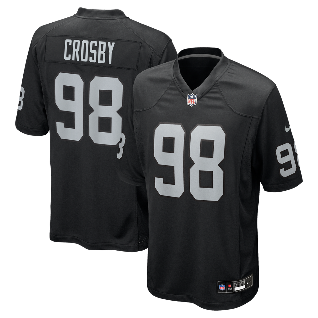 Las Vegas Raiders Maxx Crosby Nike Black Game Jersey - product image 9