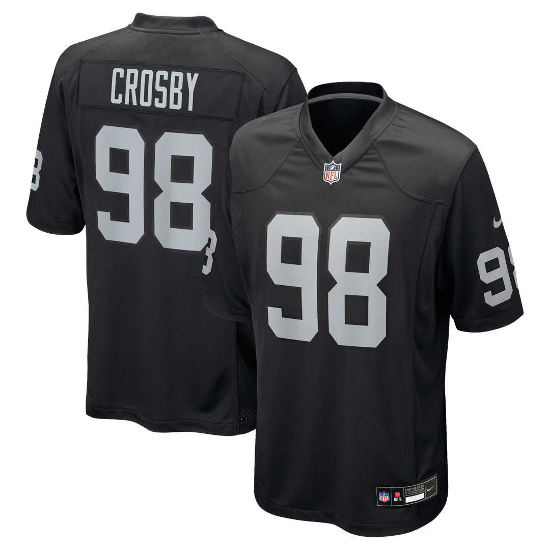 Las Vegas Raiders Maxx Crosby Nike Black Game Jersey - product image 9