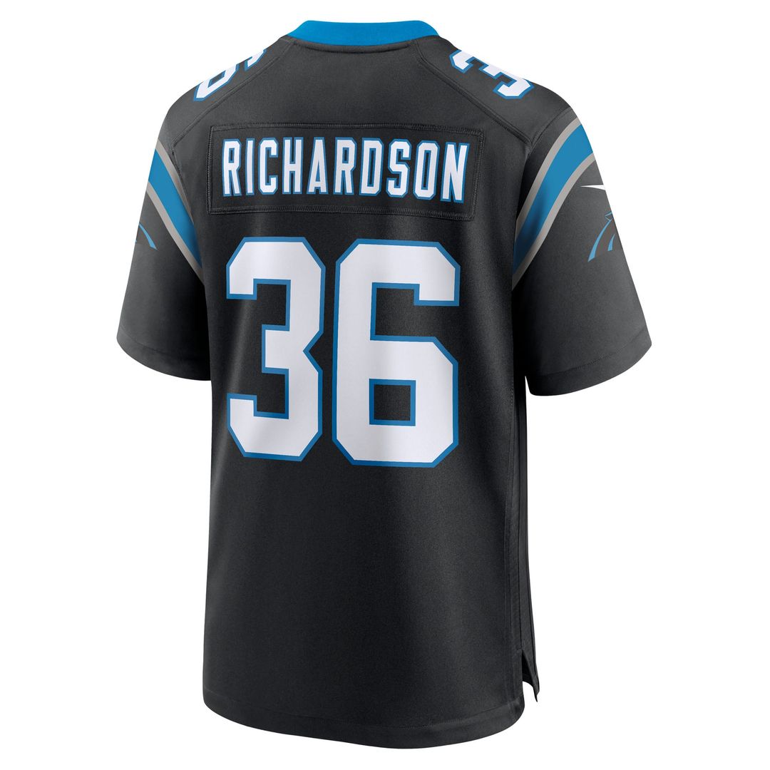 Carolina Panthers Demani Richardson Nike Black Team Game Jersey - product image 3