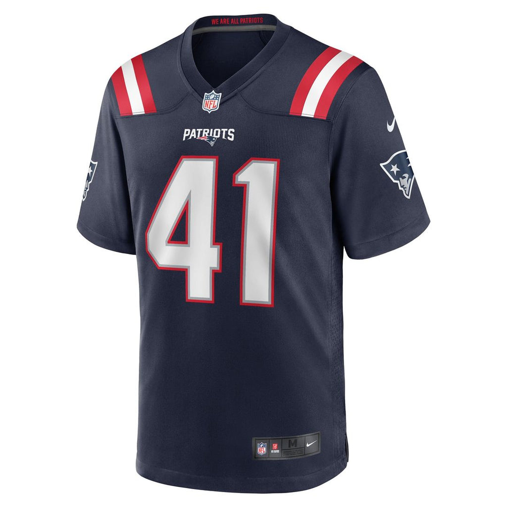 New England Patriots Brenden Schooler Nike Navy Game Player Jersey - product image 2