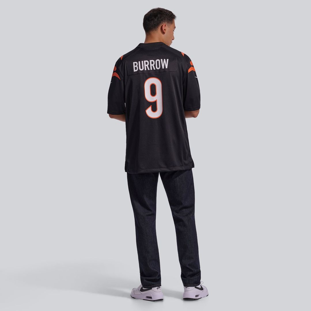 Cincinnati Bengals Joe Burrow Nike Black Player Game Jersey - product image 6