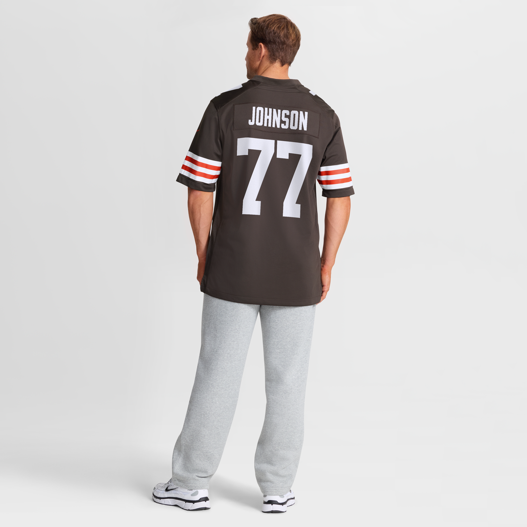 Cleveland Browns Zion Johnson Nike Brown Team Game Jersey - product image 5
