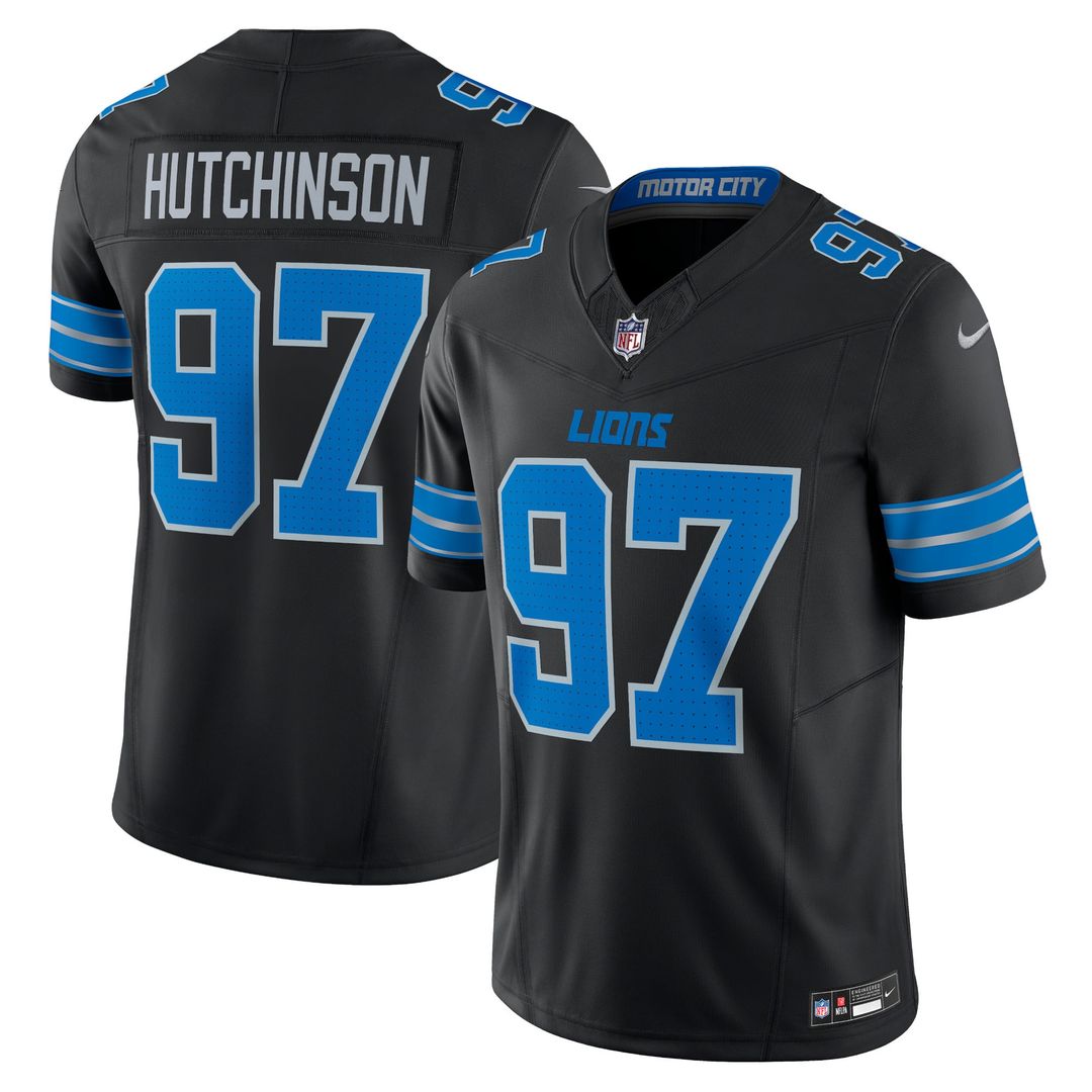 Detroit Lions Aidan Hutchinson Nike White Vapor F.U.S.E. Limited Jersey - product image 10