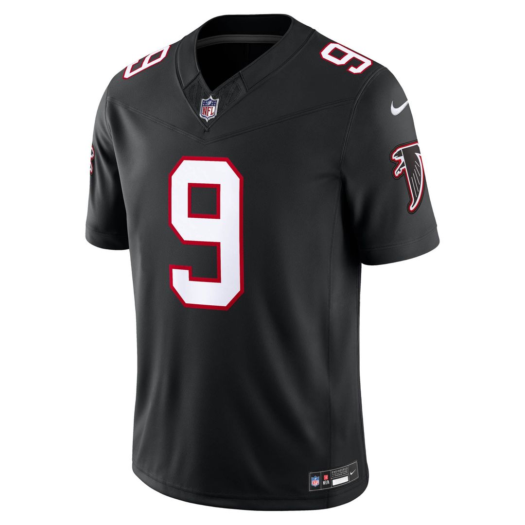 Atlanta Falcons Michael Penix Jr. Nike Black Alternate Throwback Vapor F.U.S.E. Stitched Limited Jersey - product image 2