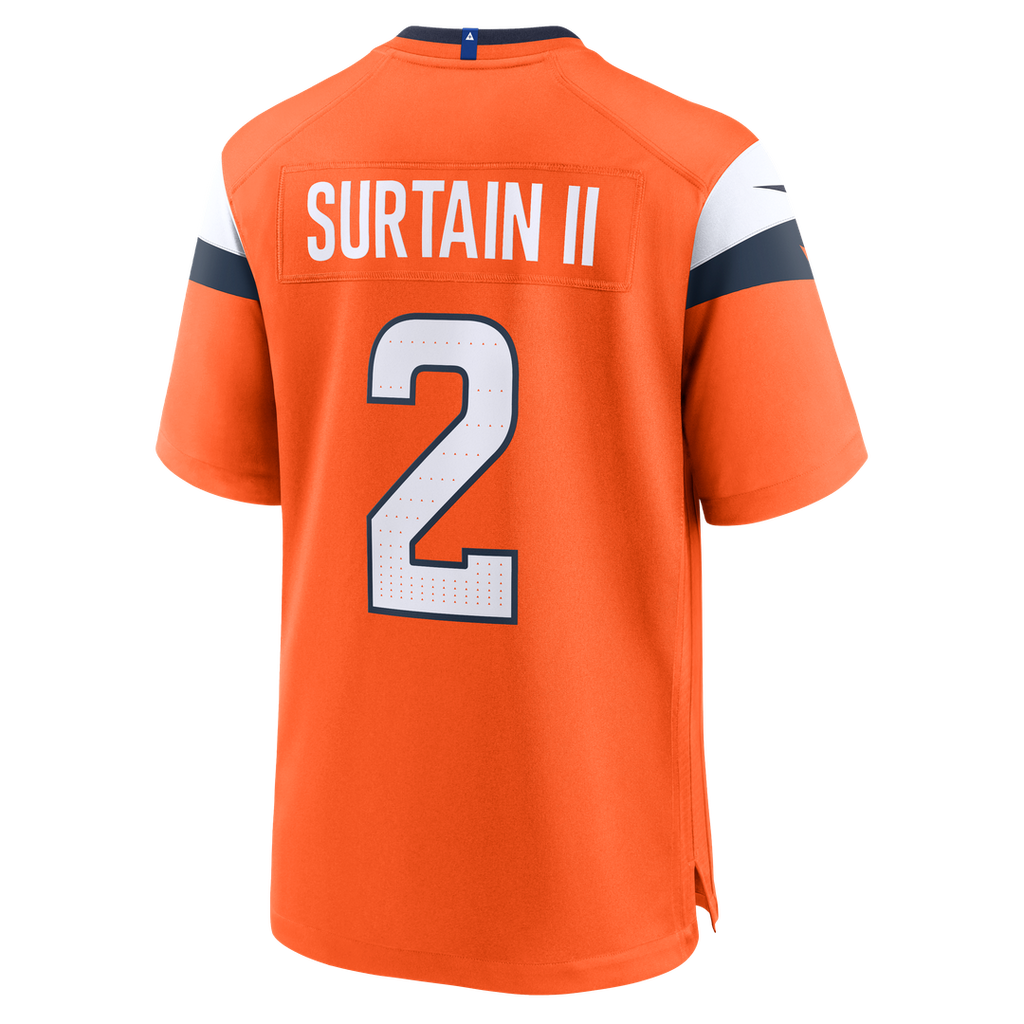 Denver Broncos Patrick Surtain II Nike Orange Team Game Jersey - product image 8