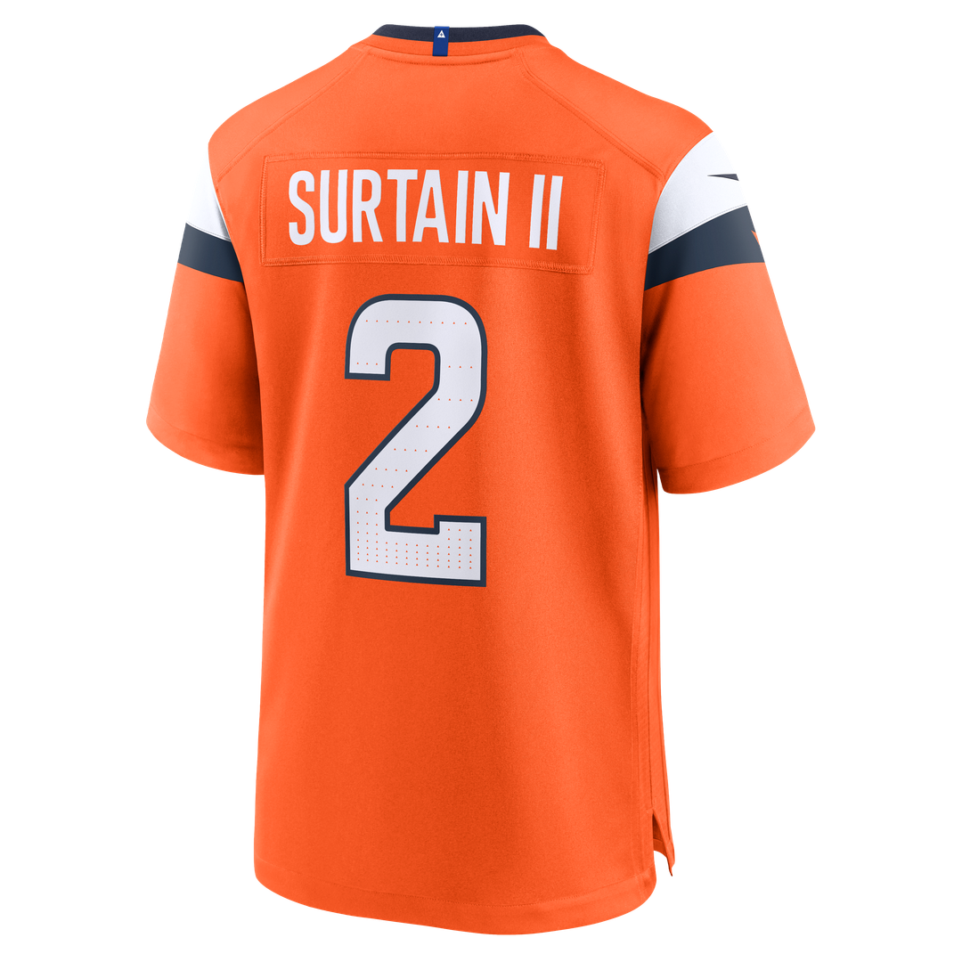 Denver Broncos Patrick Surtain II Nike Orange Team Game Jersey - product image 8