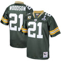 Green Bay Packers 2010 Charles Woodson Mitchell & Ness Green Authentic Throwback Retired Player Jersey - product image 1