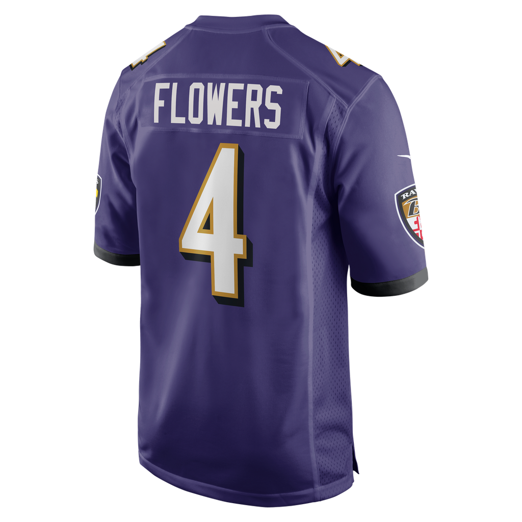 Baltimore Ravens Zay Flowers Nike Purple Game Jersey - product image 3