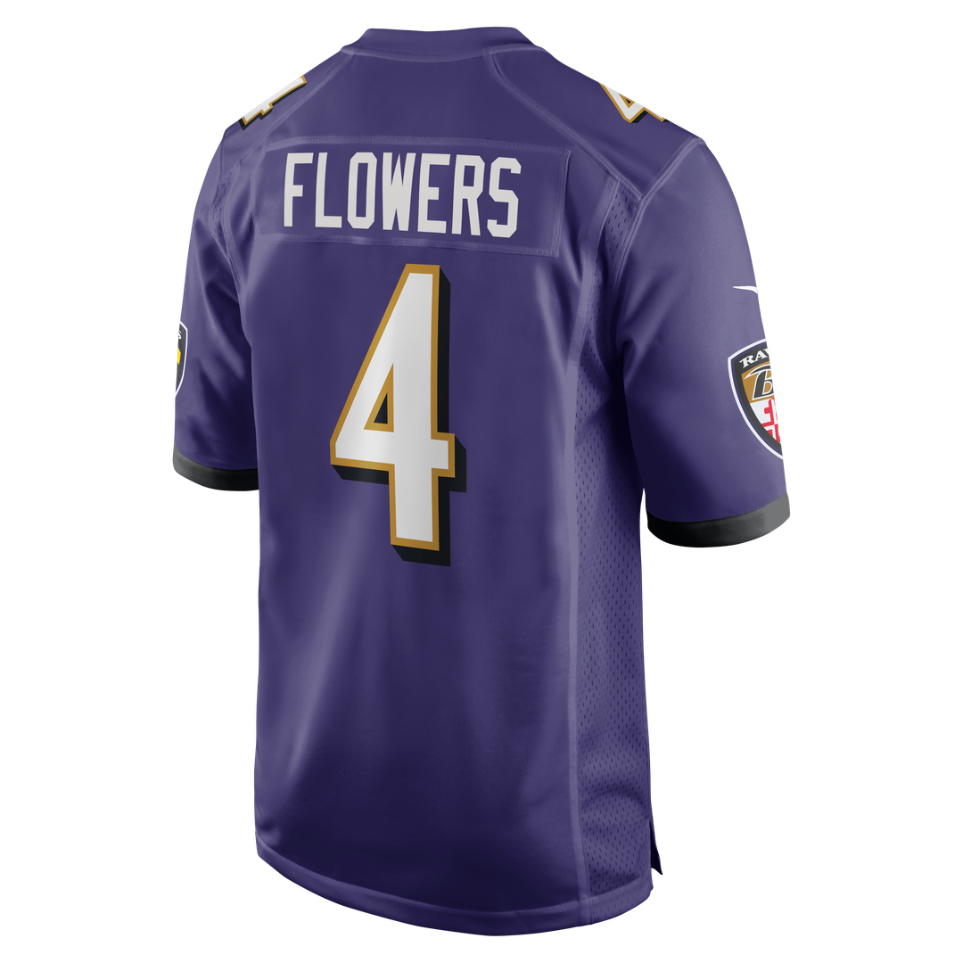 Baltimore Ravens Zay Flowers Nike Purple Game Jersey - product image 3