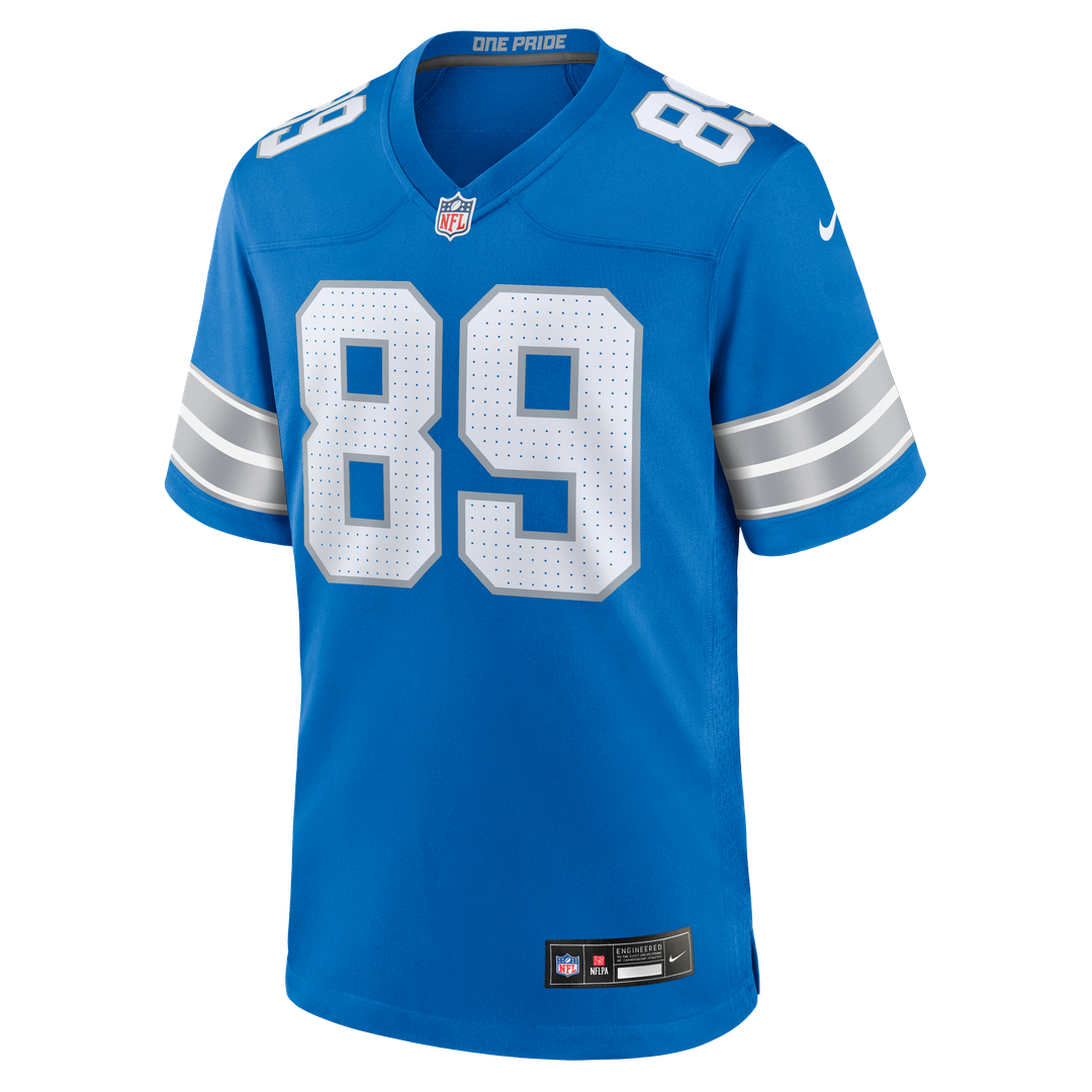 Detroit Lions Brock Wright Nike Blue Team Game Jersey - product image 2