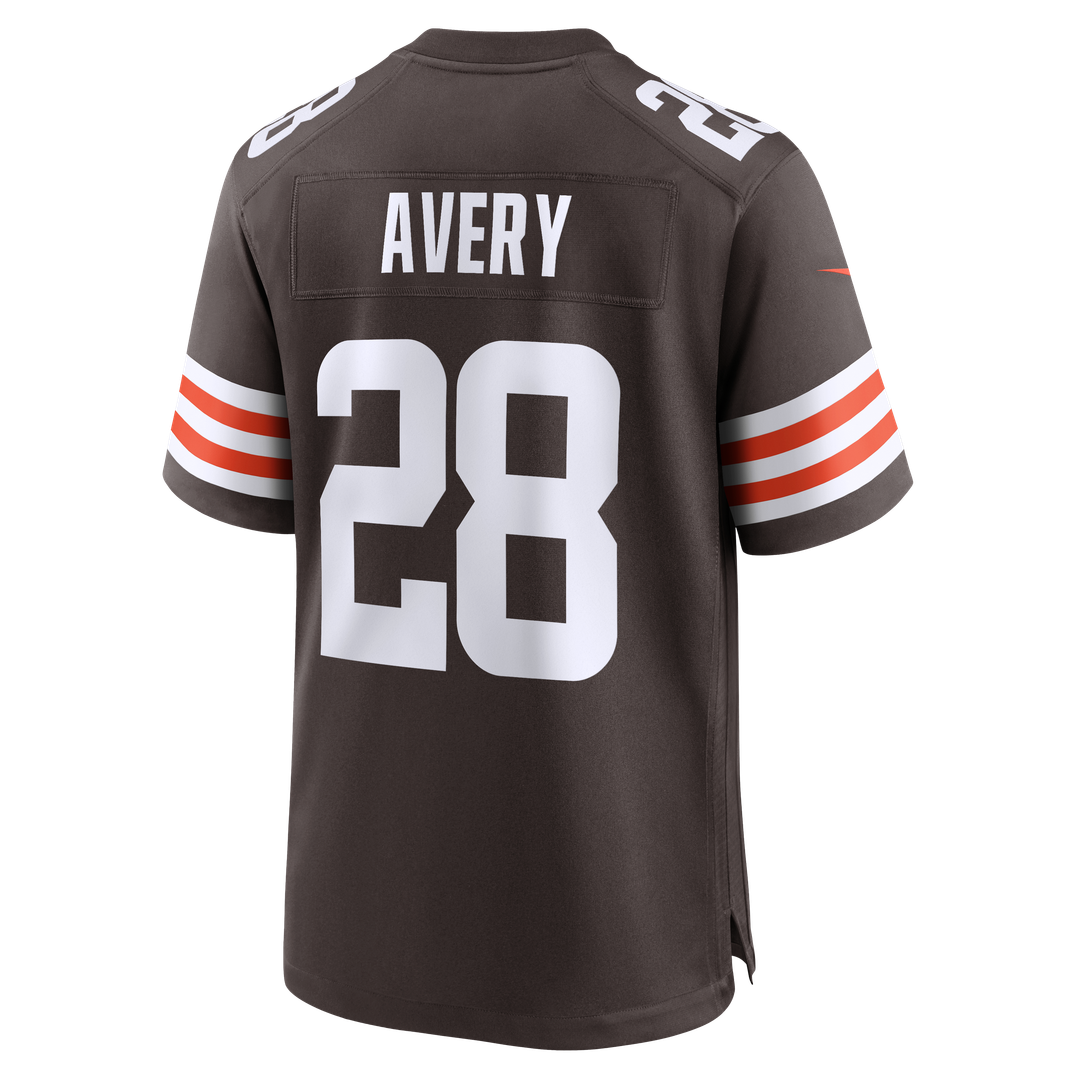 Cleveland Browns Tre Avery Nike Brown Team Game Jersey - product image 3