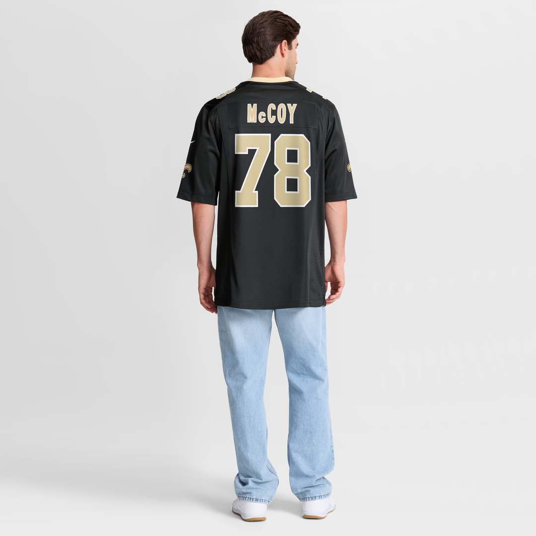 New Orleans Saints Erik Mccoy Nike Black Game Jersey - product image 8