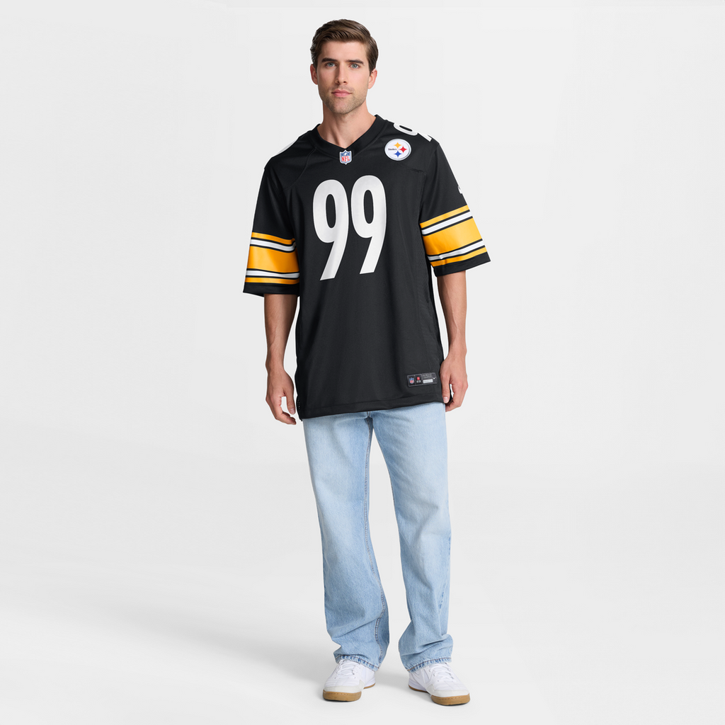Pittsburgh Steelers Derrick Harmon Nike Black Game Player Jersey - product image 7