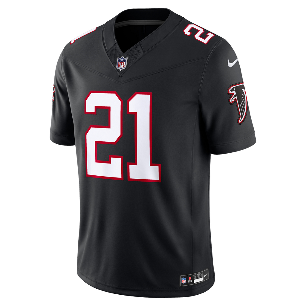 Atlanta Falcons Deion Sanders Nike Black Alternate Throwback Vapor F.U.S.E. Stitched Retired Limited Jersey - product image 2