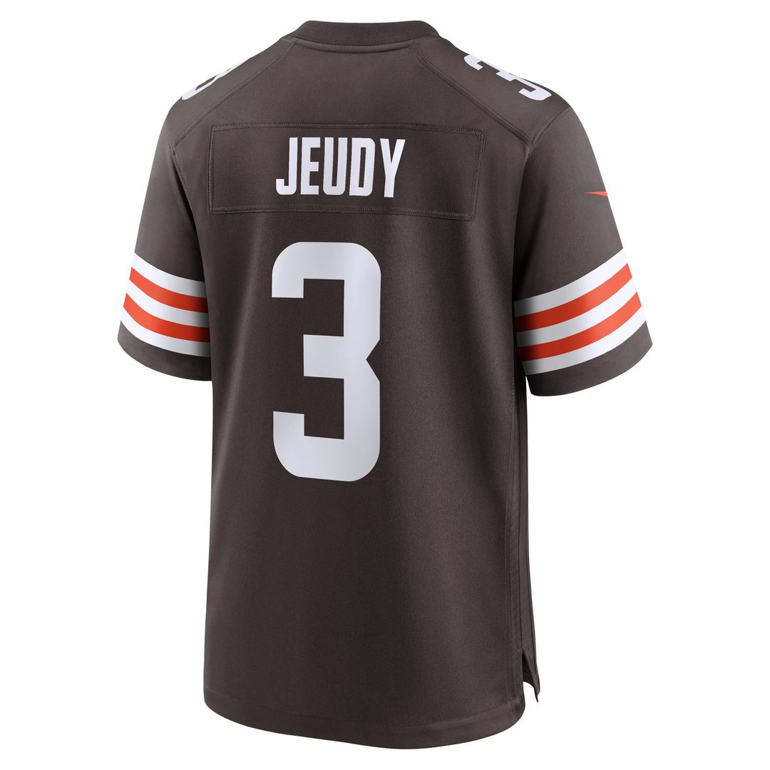 Cleveland Browns Jerry Jeudy Nike Brown Game Jersey - product image 3