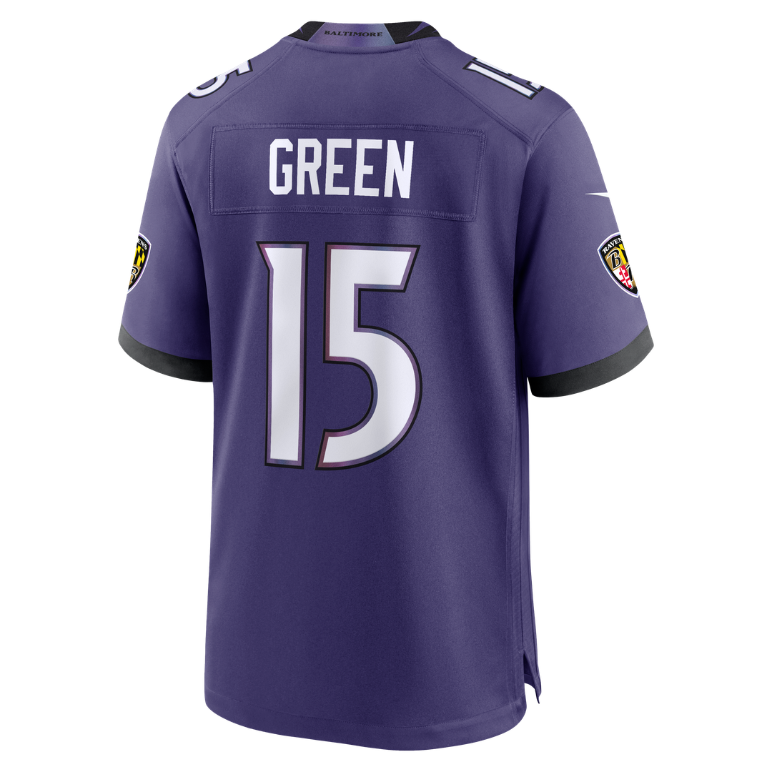 Baltimore Ravens Mike Green Nike Purple Team Game Jersey - product image 3