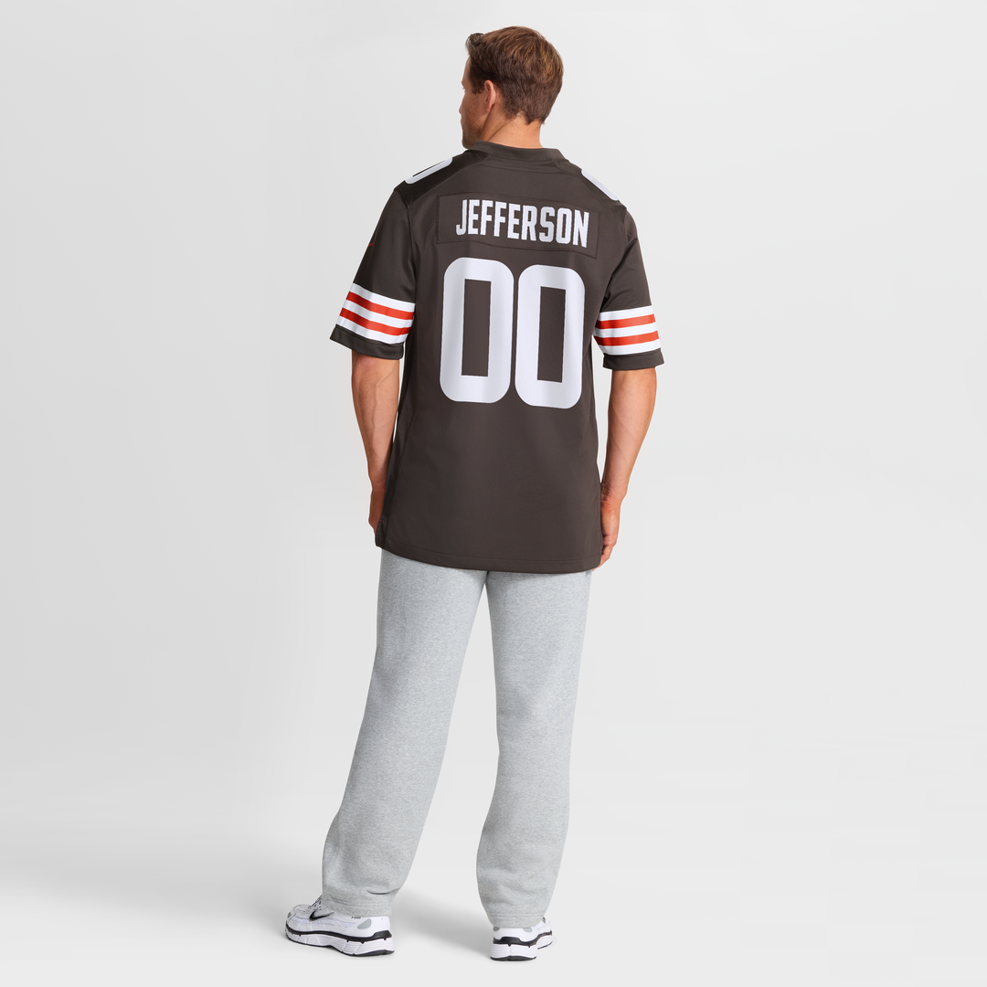 Cleveland Browns Justin Jefferson Nike Brown Game Jersey - product image 5