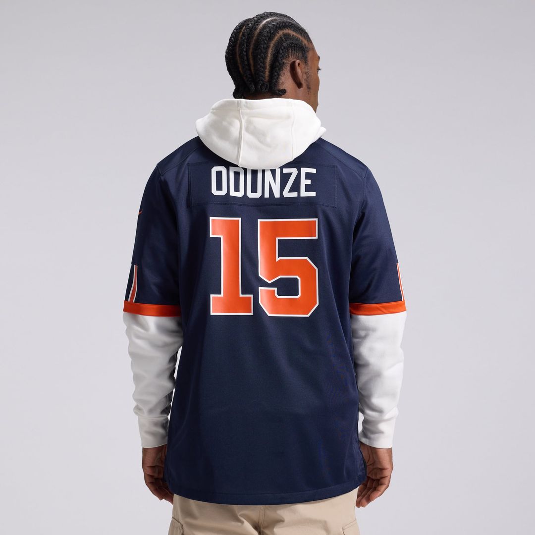 Chicago Bears Rome Odunze Nike Navy 2026 Rivalries Collection Game Jersey - product image 4