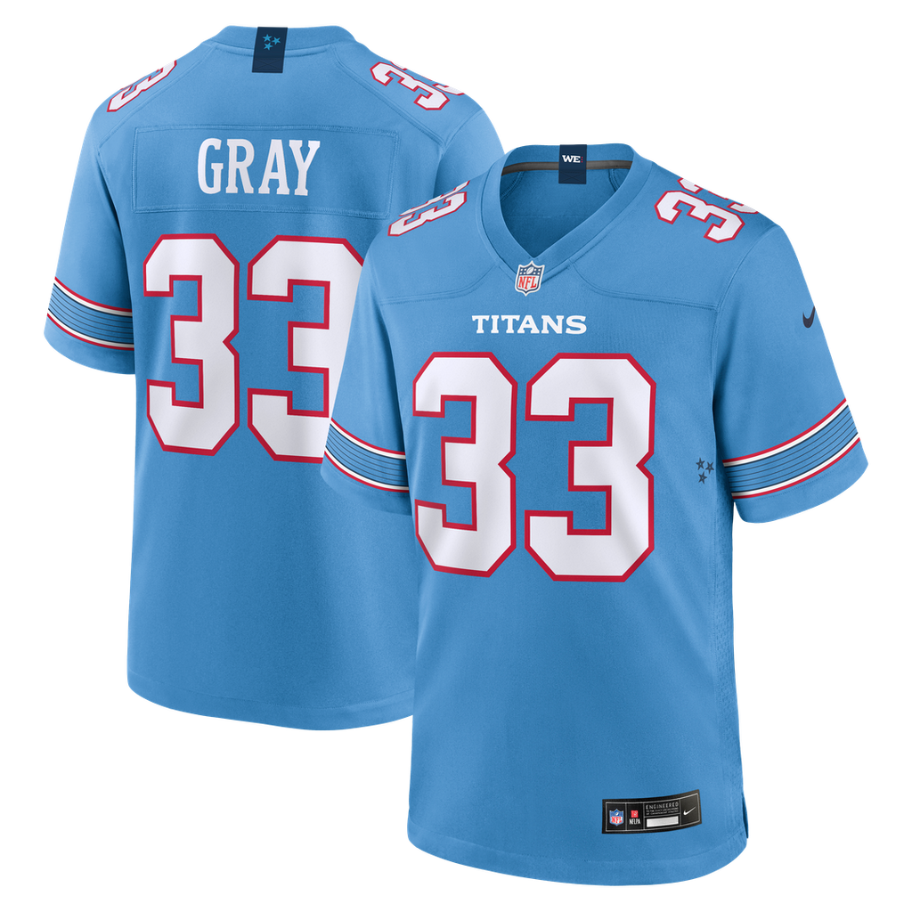 Tennessee Titans Cedric Gray Nike Light Blue Game Jersey - product image 1
