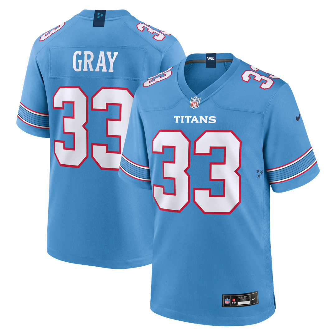 Tennessee Titans Cedric Gray Nike Light Blue Game Jersey - product image 1