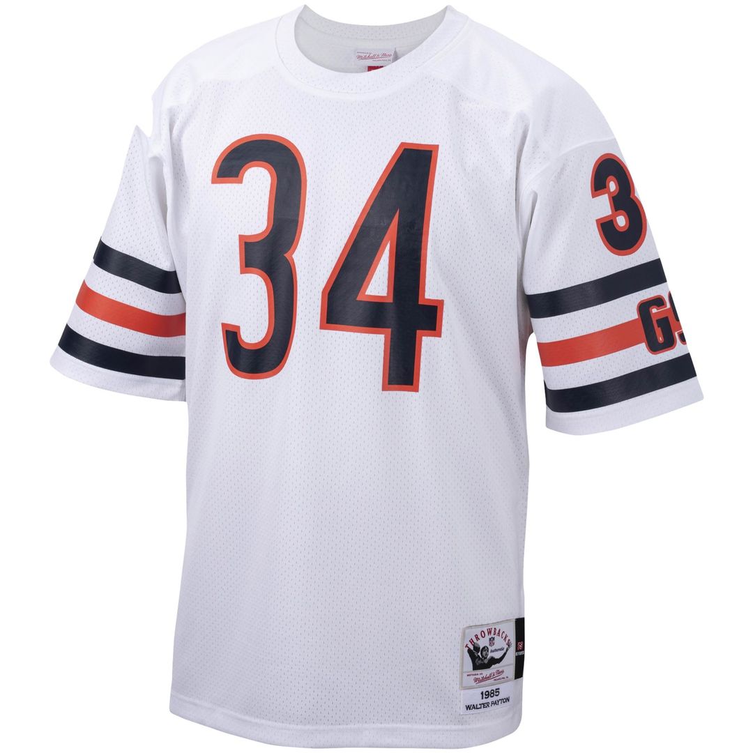 Chicago Bears 1985 Walter Payton Mitchell & Ness White Authentic Throwback Retired Player Jersey - product image 5