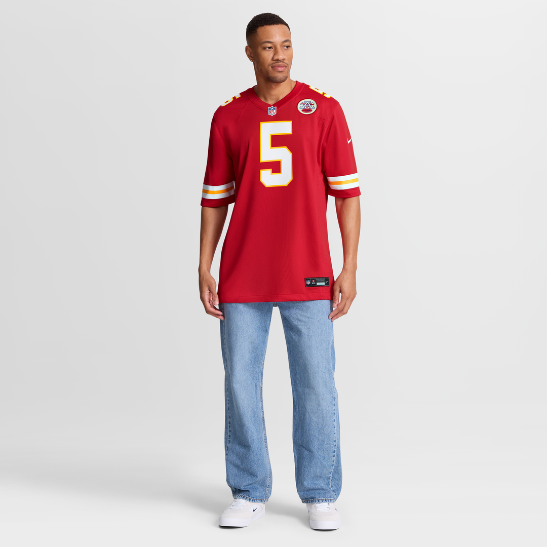 Kansas City Chiefs Mansoor Delane Nike Red Team Game Jersey - product image 2
