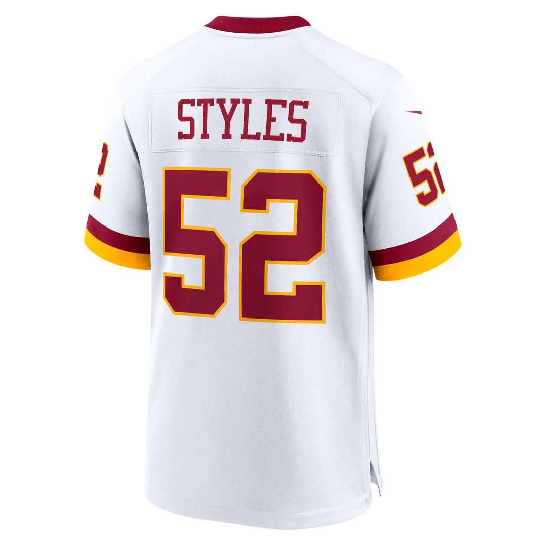 Washington Commanders Sonny Styles Nike White Game Super Bowl Era Jersey - product image 3
