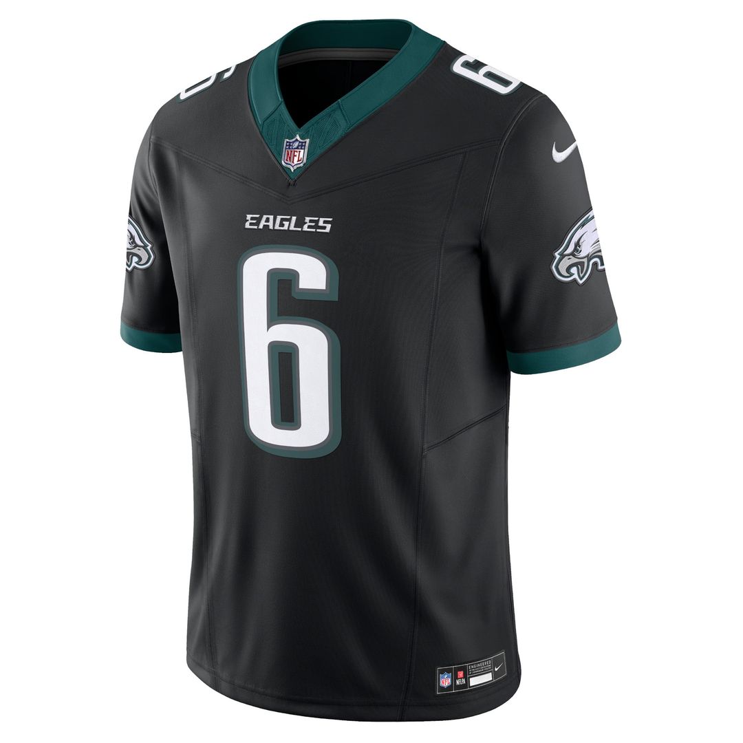 Philadelphia Eagles DeVonta Smith Nike Black Alternate Vapor F.U.S.E. Limited Jersey - product image 5
