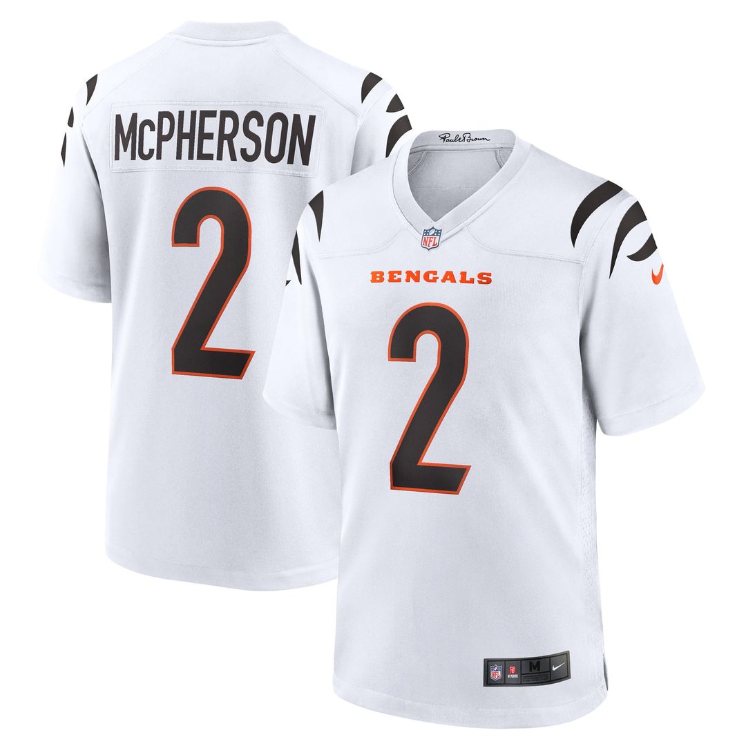 Cincinnati Bengals Evan McPherson Nike White Game Player Jersey - product image 1