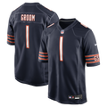 Chicago Bears Number 1 Groom Nike Navy Game Jersey - product image 1