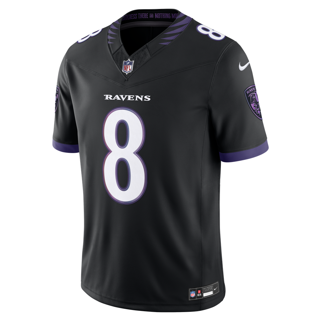 Baltimore Ravens Lamar Jackson Nike White Vapor F.U.S.E. Stitched Limited Jersey - product image 40
