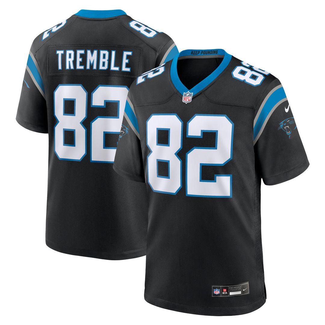 Carolina Panthers Tommy Tremble Nike Black Team Game Jersey - product image 1