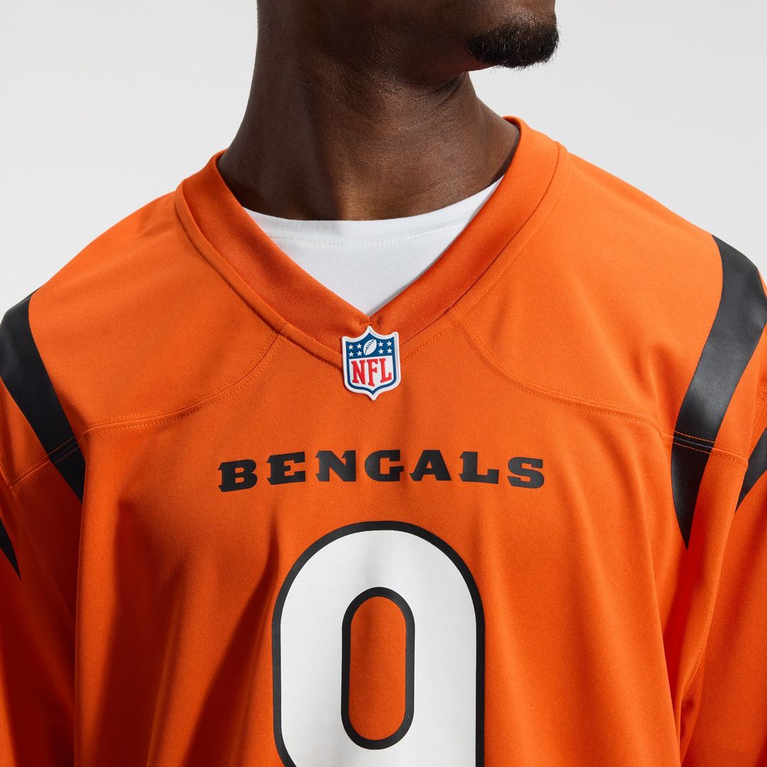 Cincinnati Bengals Joe Burrow Nike Orange Alternate Game Jersey - product image 10