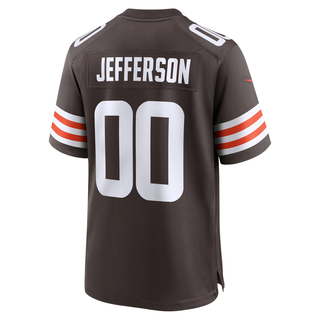 Cleveland Browns Justin Jefferson Nike Brown Game Jersey - product image 3