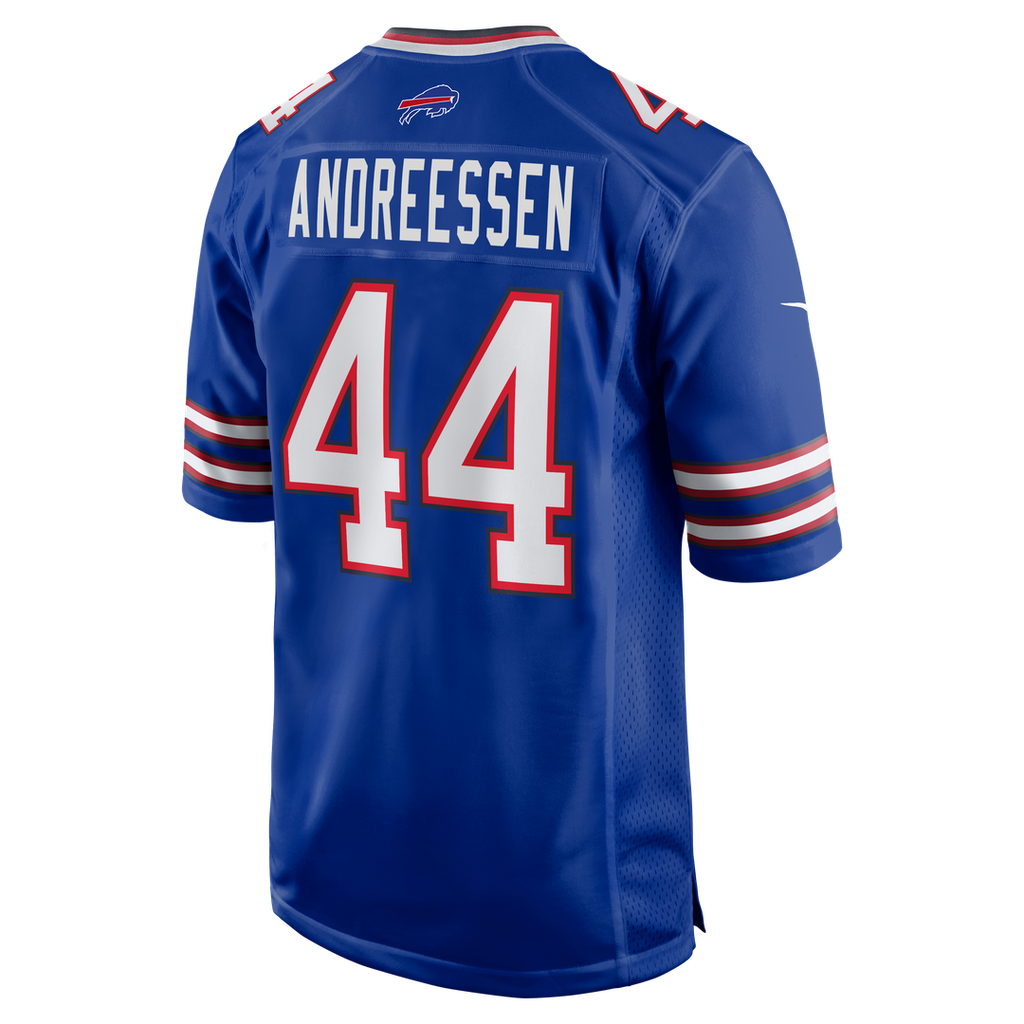 Buffalo Bills Joe Andreessen Nike Royal Game Jersey - product image 3