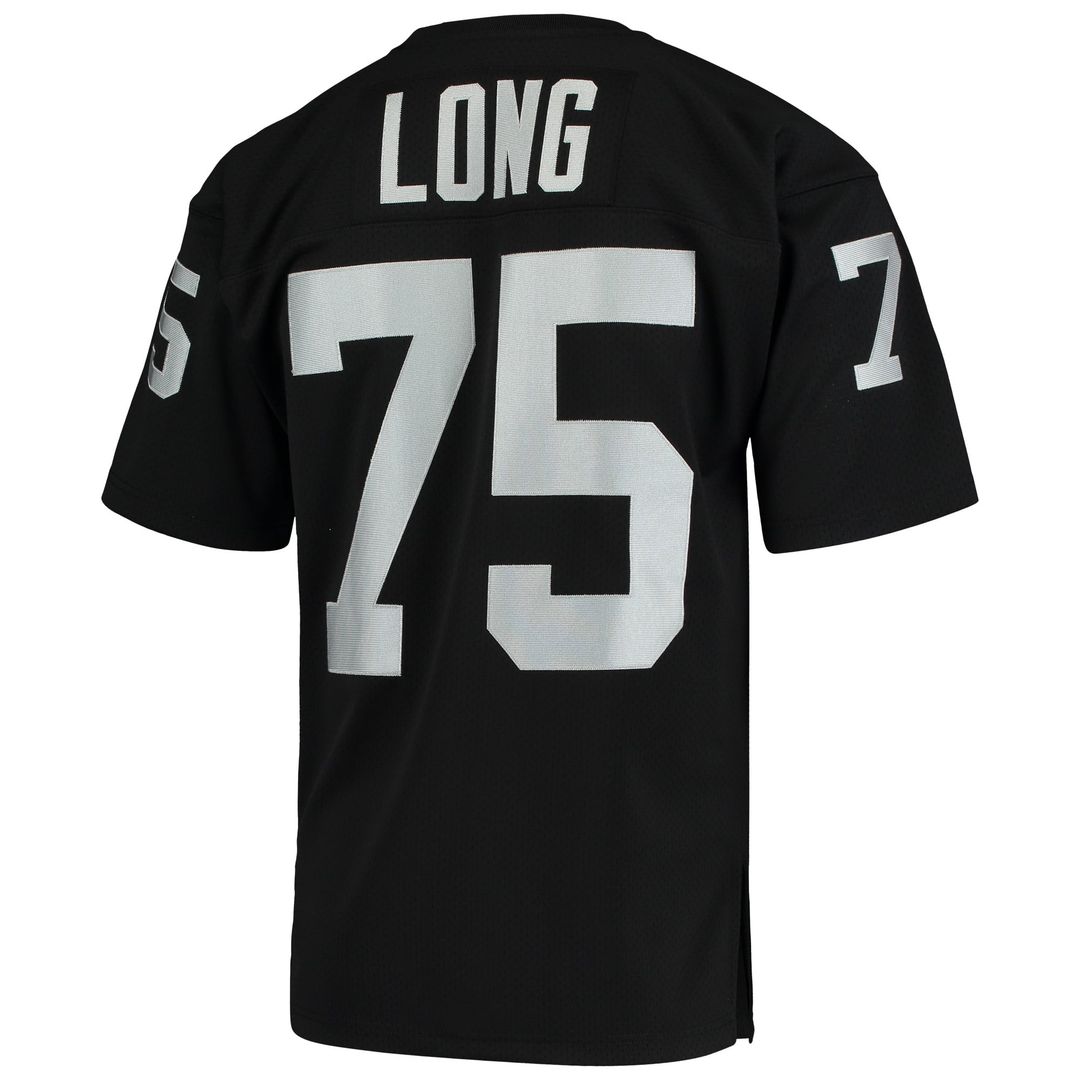 Las Vegas Raiders 1983 Howie Long Mitchell & Ness Black Authentic Throwback Retired Player Jersey - product image 3