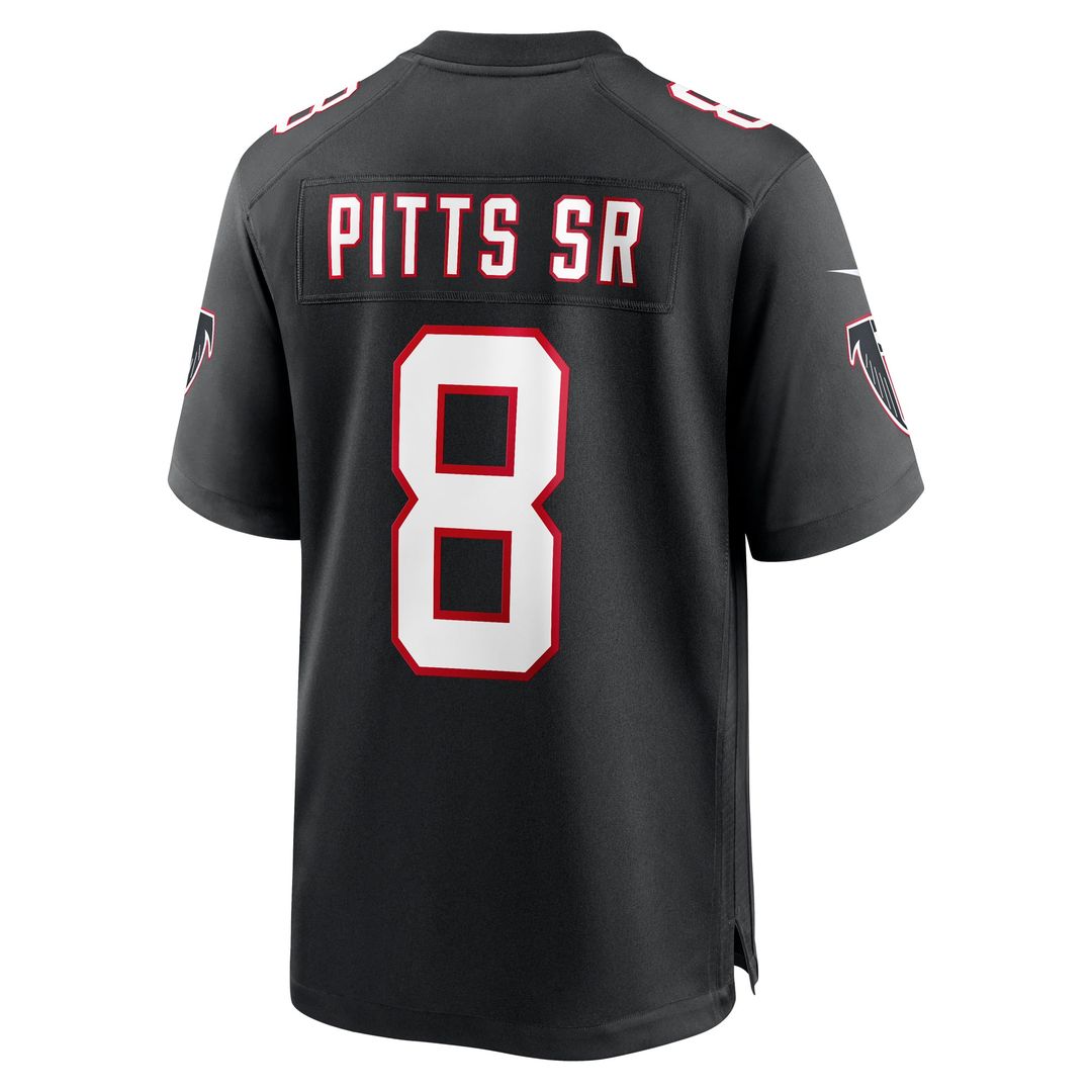 Atlanta Falcons Kyle Pitts Sr. Nike Black Alternate Game Jersey - product image 3