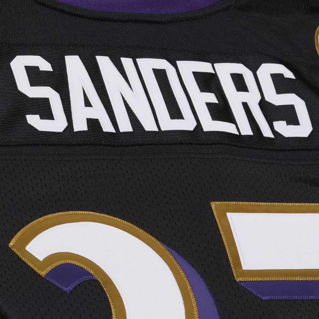 Baltimore Ravens Deion Sanders Mitchell & Ness Black 2005 Authentic Throwback Jersey - product image 8