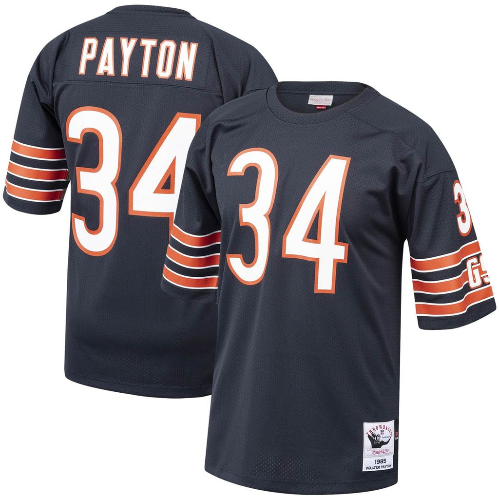 Chicago Bears 1985 Walter Payton Mitchell & Ness Navy Authentic Throwback Retired Player Jersey - product image 1