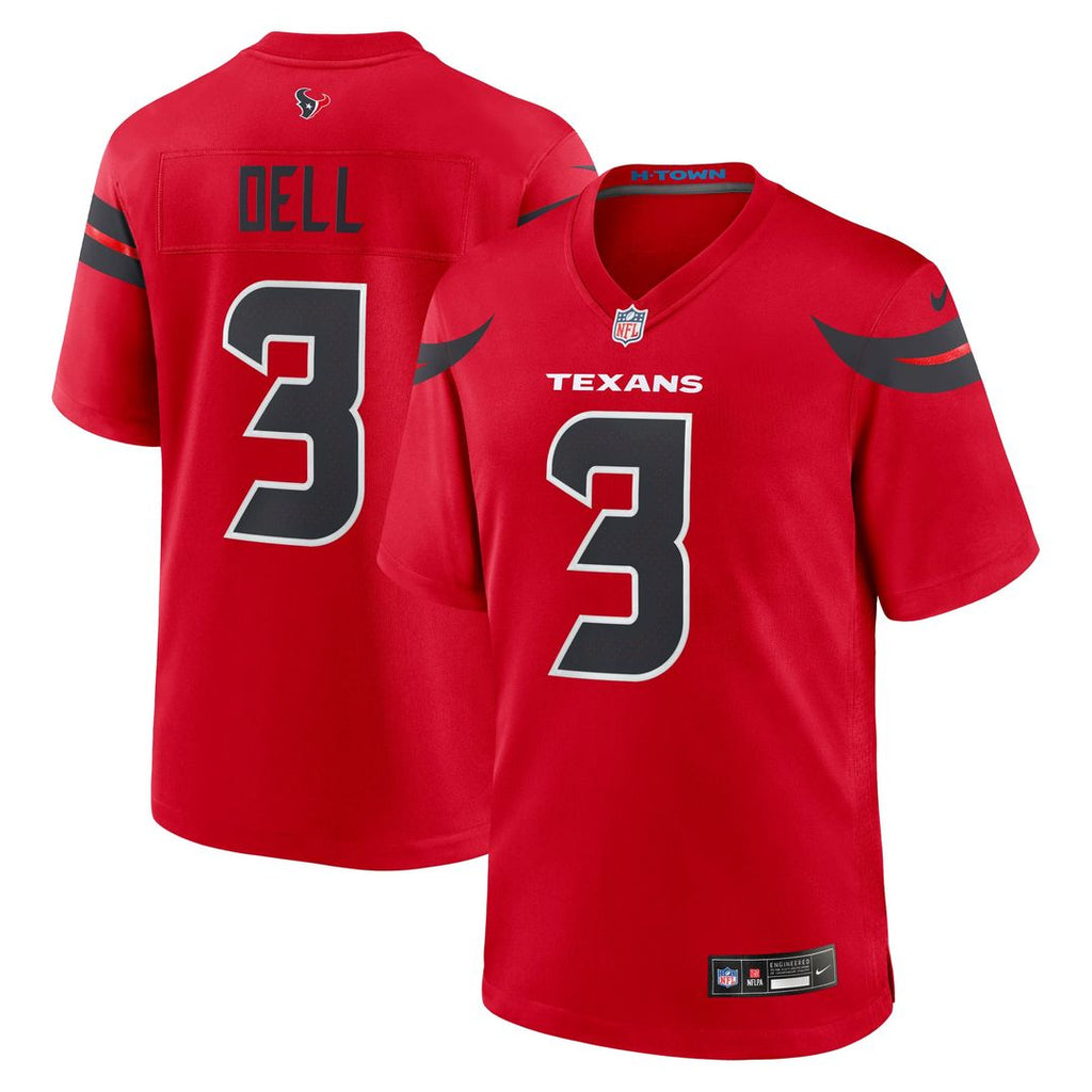Houston Texans Tank Dell Nike Red Alternate Game Jersey - product image 7