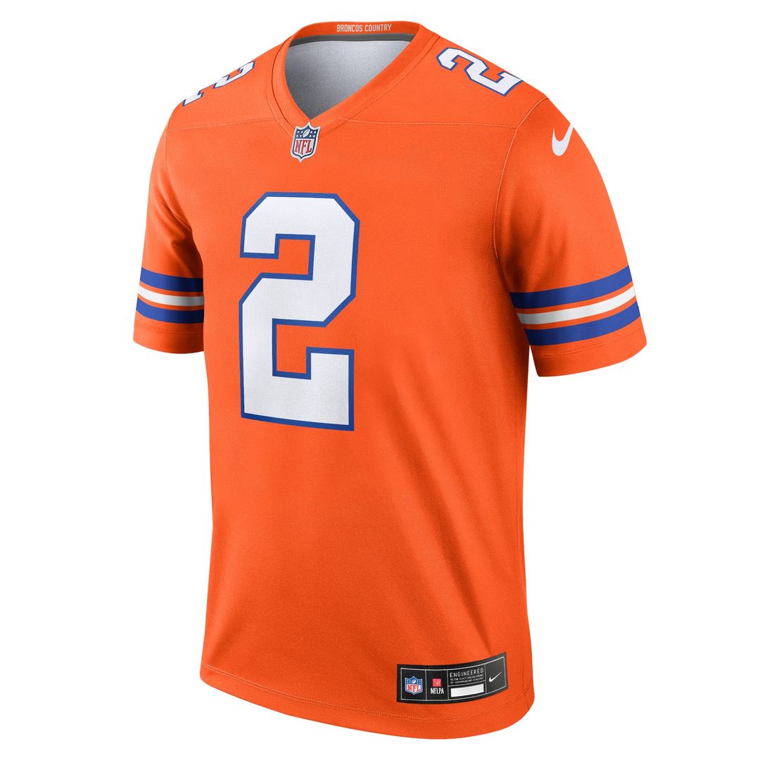 Denver Broncos Patrick Surtain II Nike Orange Legend Player Performance Top - product image 2