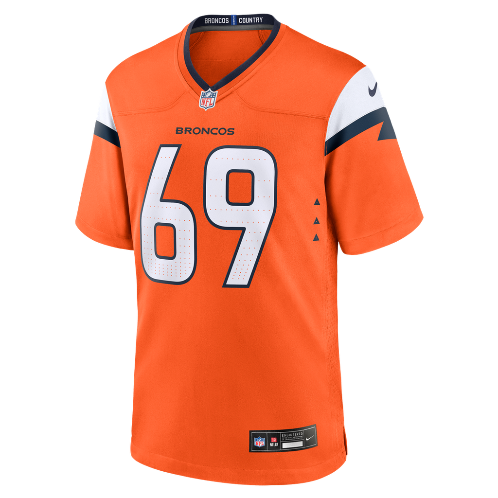 Denver Broncos Mike McGlinchey Nike Orange Team Game Jersey - product image 2