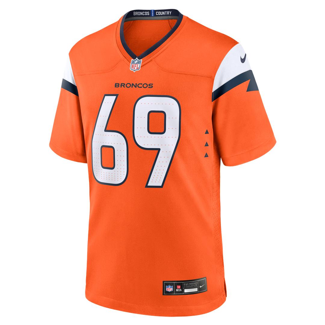 Denver Broncos Mike McGlinchey Nike Orange Team Game Jersey - product image 2