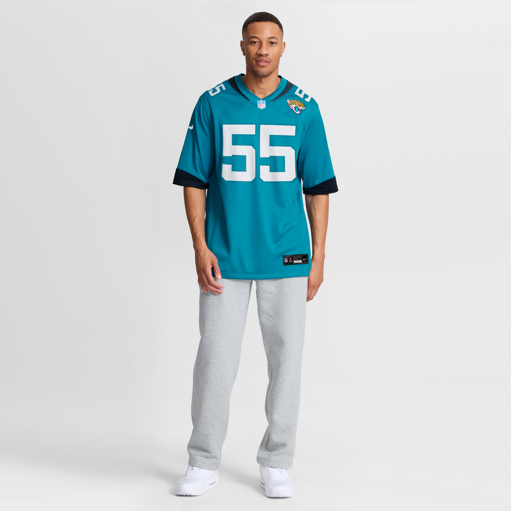 Jacksonville Jaguars Dequan Jackson Nike Teal Game Jersey - product image 7